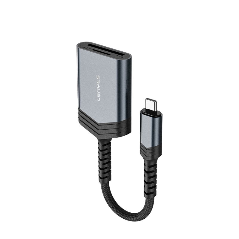 Lenyes AX137 2in1 Type-C to TF/SD Card Converter - 2