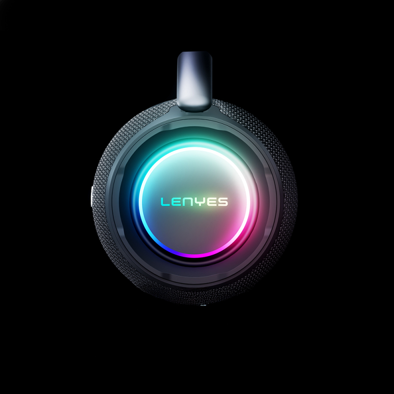 Lenyes Boost X Serisi RGB Işıklı Çift Mikrofonlu Taşınabilir Bluetooth Hoparlör v5.3 600W - 5