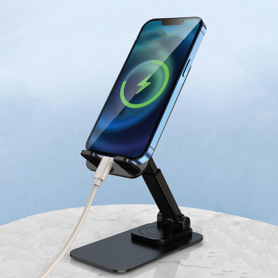 Lenyes CR136 Adjustable Foldable 360° Rotatable Phone and Tablet Stand - 9