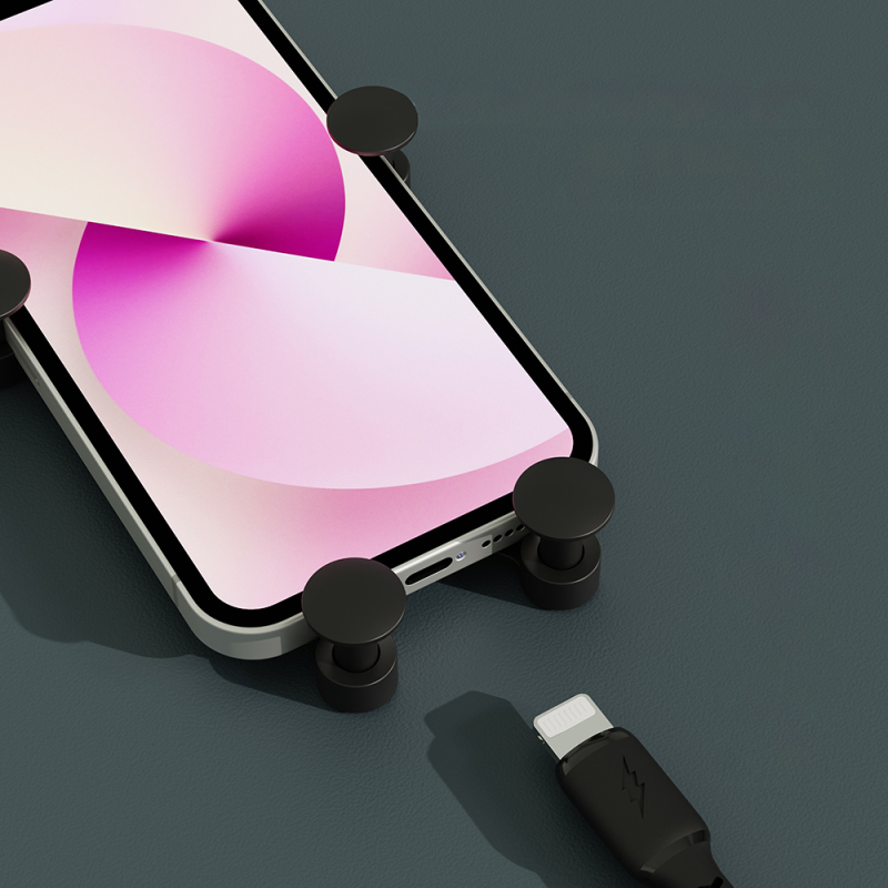 Lenyes CR151 360° Dönebilen Havalandırma Tasarım Araç Telefon Tutucu - 5