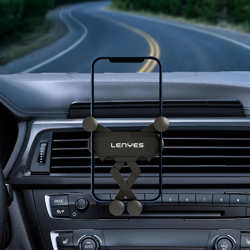 Lenyes CR151 360° Dönebilen Havalandırma Tasarım Araç Telefon Tutucu - 6