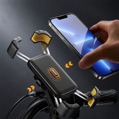 Lenyes CR169 Anti-Shake 360 ​​Degree Adjustable Bicycle and Motorcycle Phone Holder - 6