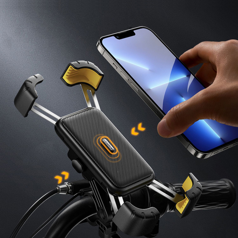 Lenyes CR169 Anti-Shake 360 ​​Degree Adjustable Bicycle and Motorcycle Phone Holder - 6