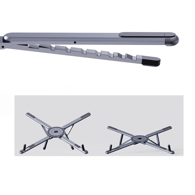 Lenyes CR206 Çok Fonksiyonlu 8 Kademeli Ayarlanabilir Magnetik Laptop & Tablet & Telefon Standı - 3