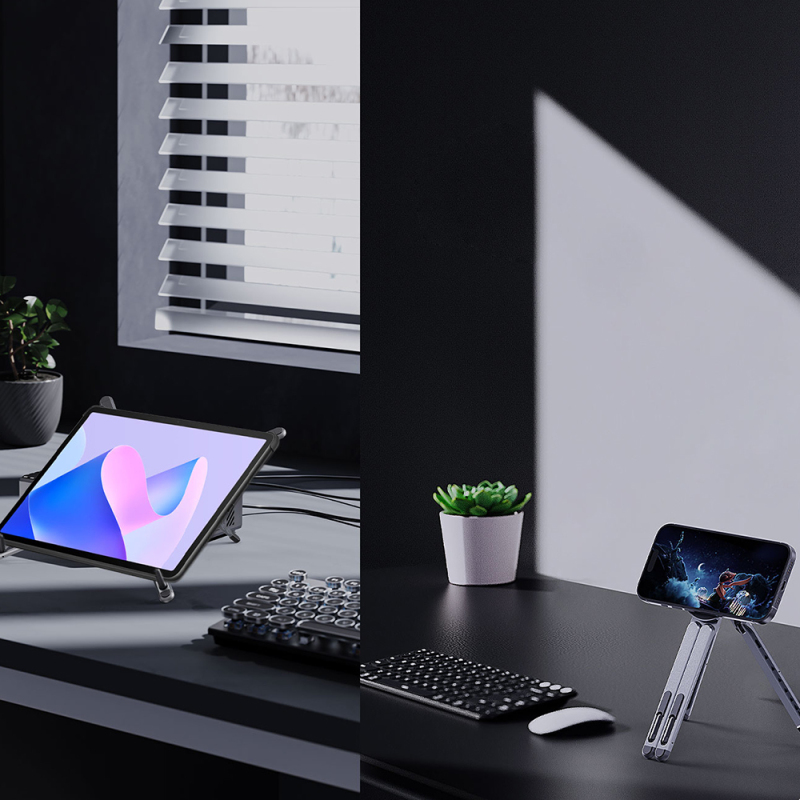 Lenyes CR206 Multifunctional 8-Stage Adjustable Magnetic Laptop, Tablet & Phone Stand - 8