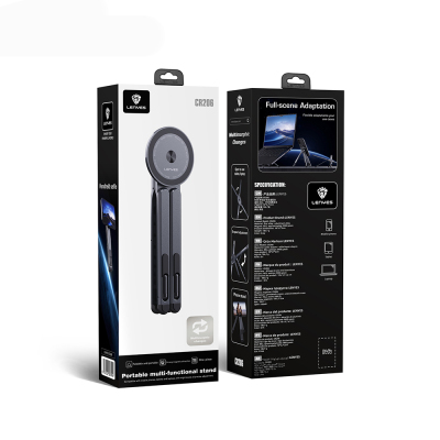 Lenyes CR206 Multifunctional 8-Stage Adjustable Magnetic Laptop, Tablet & Phone Stand - 9