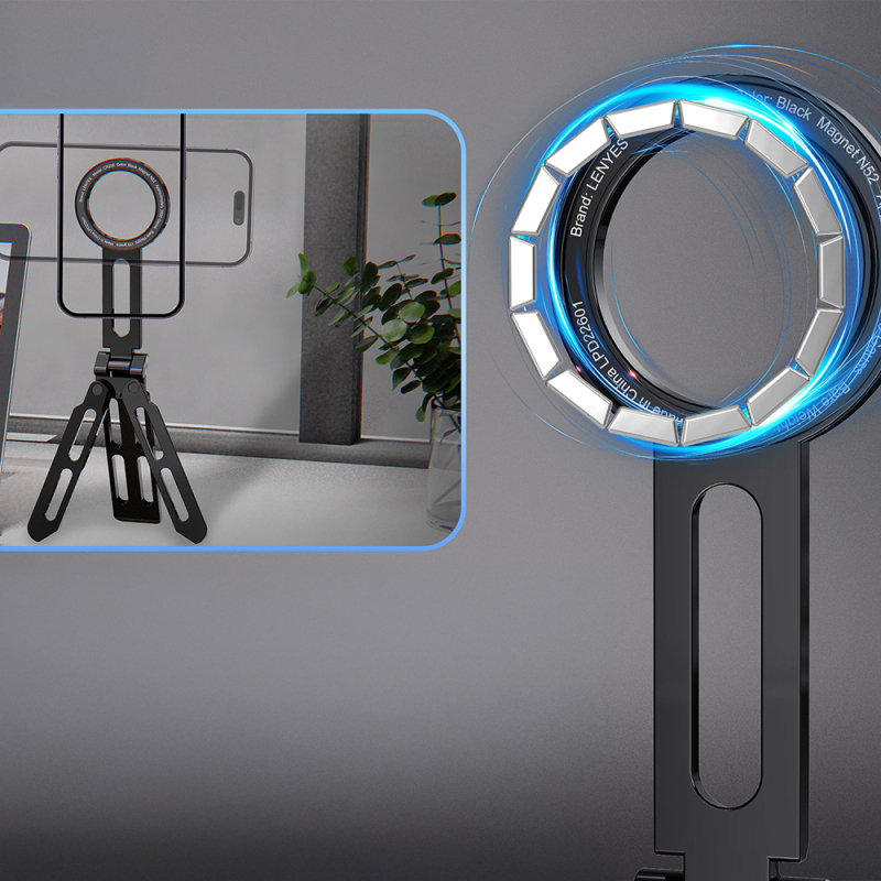 Lenyes CR208 Adjustable Magnetic Phone Stand - 4