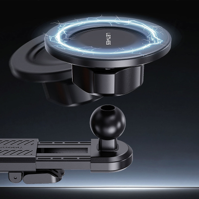 Lenyes CR210 360° Rotating V-Shaped Magnetic Car Phone Holder - 4