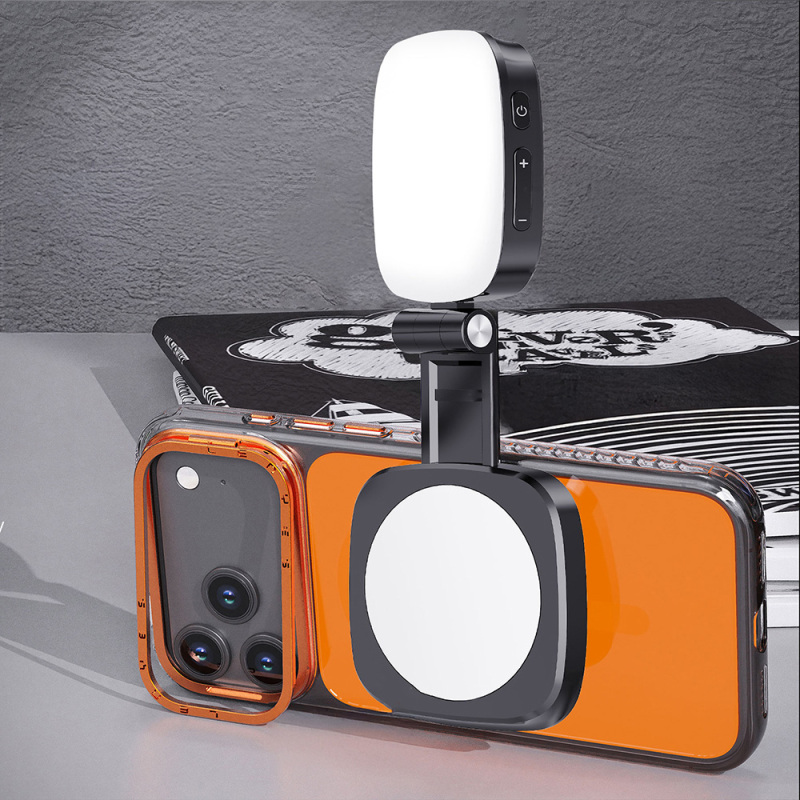 Lenyes CR211 360° Rotating Battery-Powered Magnetic Phone Top Light - 6