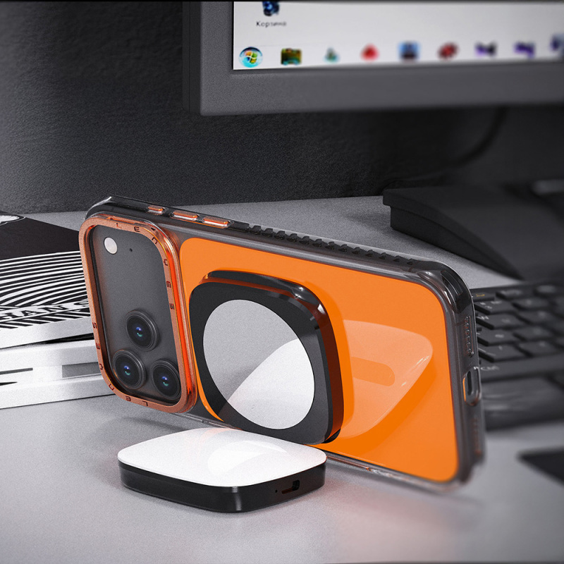 Lenyes CR211 360° Rotating Battery-Powered Magnetic Phone Top Light - 4