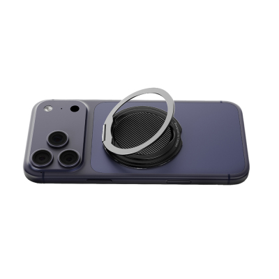 Lenyes CR212 Aramid Fiber 360 Degree Rotating Magnetic Ring Stand Phone Holder - 3