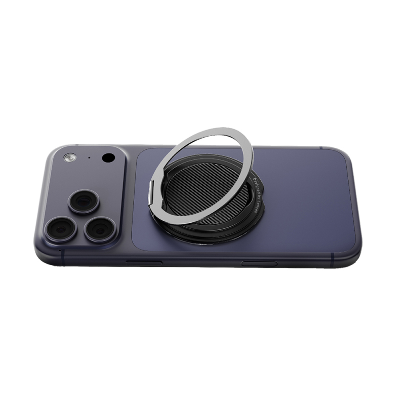 Lenyes CR212 Aramid Fiber 360 Degree Rotating Magnetic Ring Stand Phone Holder - 3