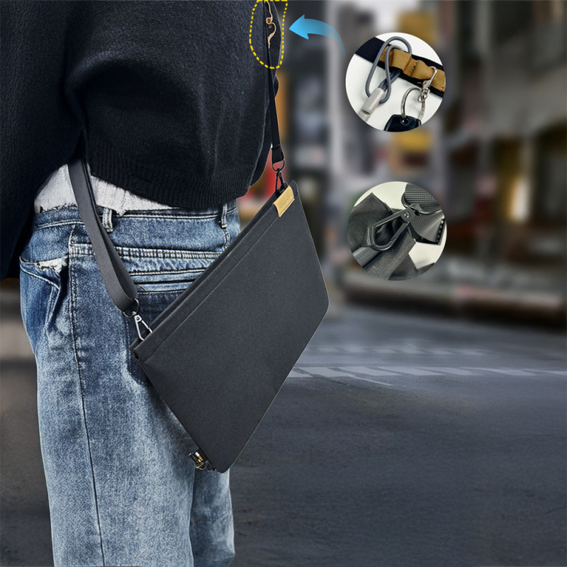 Lenyes LB512 14 inch Waterproof Laptop Bag with Shoulder Strap - 6