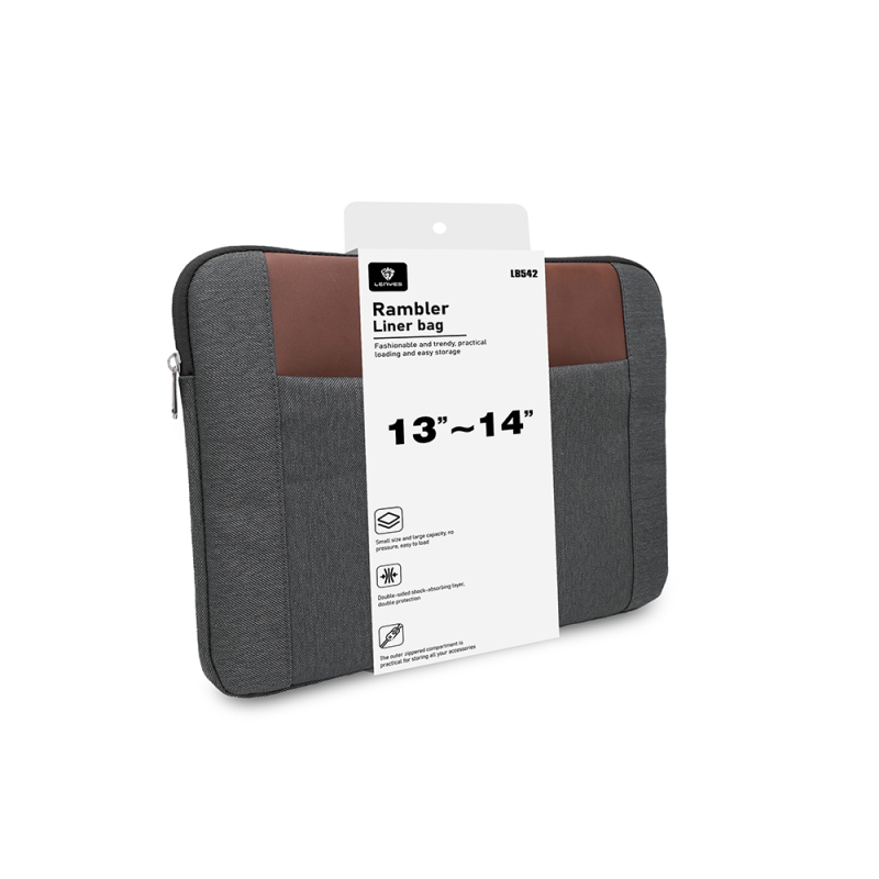 Lenyes LB542 Rambler Serisi Su Geçirmez Polyester Kumaş 13-14 inç Laptop Çantası - 3