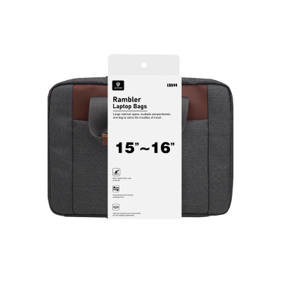 Lenyes LB544 Rambler Serisi Polyester Kumaş 15-16 inç Su Geçirmez Laptop Çantası - 3