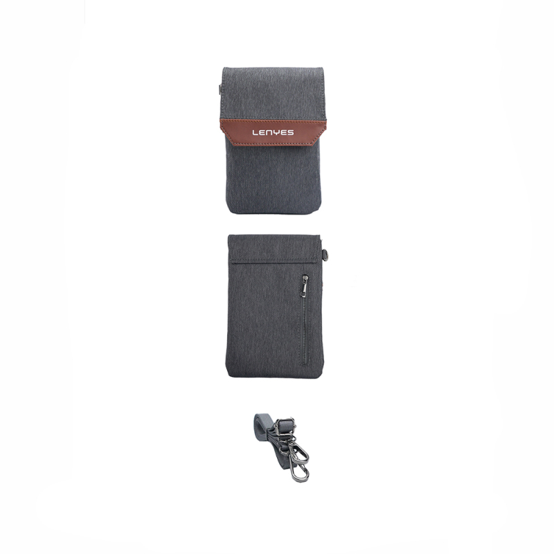 Lenyes LB546 Rambler Serisi Polyester Kumaş Su Geçirmez Mobil Aksesuar Çantası - 3