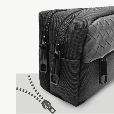 Lenyes LB551 Voyagers Serisi 1200D Polyester Kumaş Bilek Askı Kayışlı Mobil Aksesuar Çantası - 8