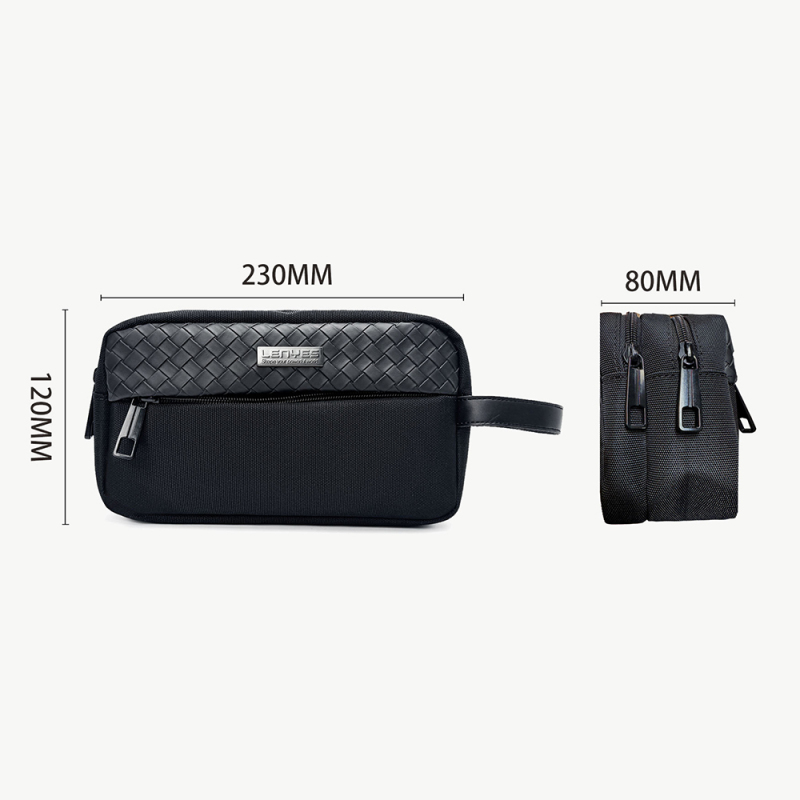 Lenyes LB551 Voyagers Serisi 1200D Polyester Kumaş Bilek Askı Kayışlı Mobil Aksesuar Çantası - 3