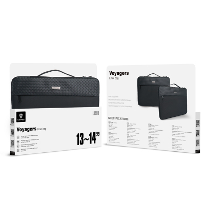 Lenyes LB555 Voyagers Serisi 1200D Su Geçirmez 13-14 inç Laptop Çantası - 3