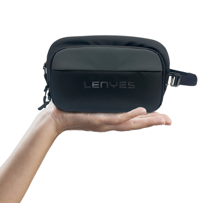 Lenyes LB561 Su Geçirmez Aşınmaya ve Çizilmeye Dayanıklı Çapraz Vücut Askılı Aksesuar Çantası 25.5cm - 4