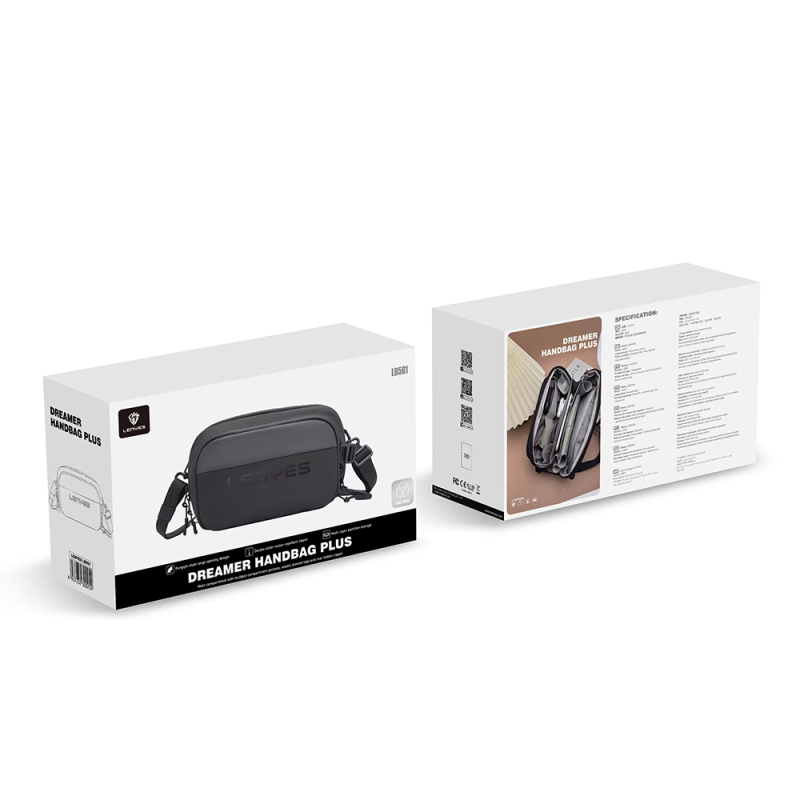 Lenyes LB561 Waterproof Wear and Scratch Resistant Crossbody Accessory Bag 25.5cm - 9