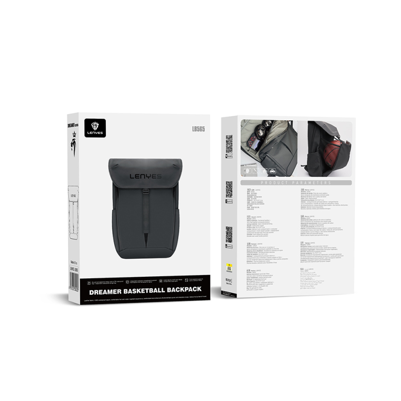 Lenyes LB565 Dreamer Backpack Serisi Su Geçirmez Deri Tasarımlı Omuz Askılı Sırt Çantası - 7