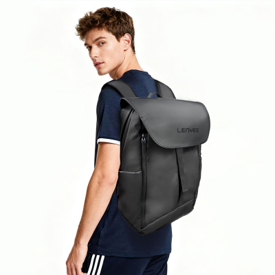 Lenyes LB565 Dreamer Backpack Serisi Su Geçirmez Deri Tasarımlı Omuz Askılı Sırt Çantası - 6