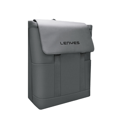 Lenyes LB566 Dreamer Backpack Serisi Su Geçirmez Deri Tasarımlı Omuz Askılı Sırt Çantası - 1