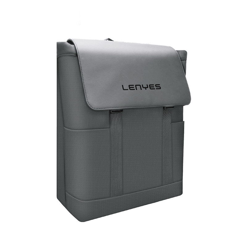 Lenyes LB566 Dreamer Backpack Serisi Su Geçirmez Deri Tasarımlı Omuz Askılı Sırt Çantası - 1