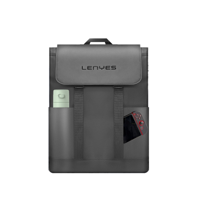 Lenyes LB567 Dreamer Backpack Plus Series Waterproof Leather Design Shoulder Strap Backpack - 3