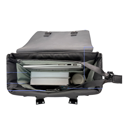 Lenyes LB567 Dreamer Backpack Plus Serisi Su Geçirmez Deri Tasarımlı Omuz Askılı Sırt Çantası - 4