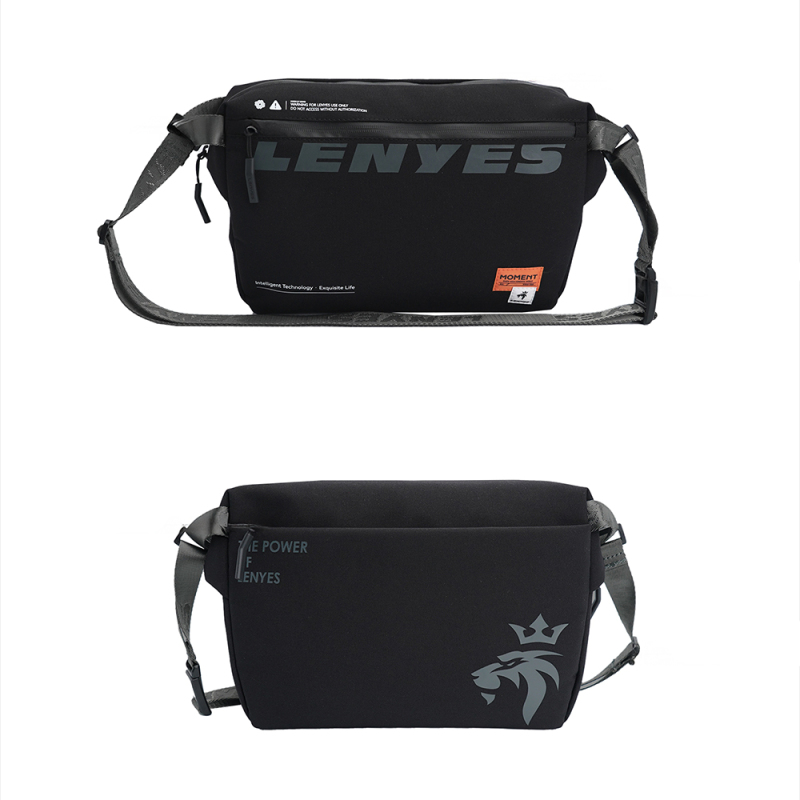 Lenyes LB594 Innovator Crossbody Serisi Manyetik Tokalı 500D Su Geçirmez Kumaşlı Çapraz Vücut Çantası - 3