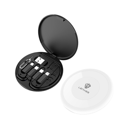 Lenyes LB601 6in1 Type-C to Type-C Kablolu 60W Çevirici Adaptör Seti Standlı Saklama Kutusu - 1