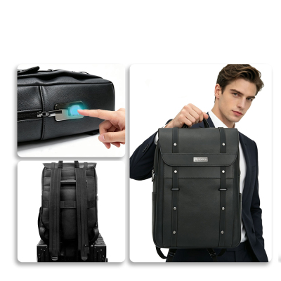 Lenyes LB735 Vesnara Series Waterproof 15-inch Laptop and Notebook Backpack with Fingerprint Lock - 5