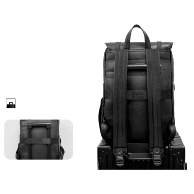 Lenyes LB735 Vesnara Series Waterproof 15-inch Laptop and Notebook Backpack with Fingerprint Lock - 3