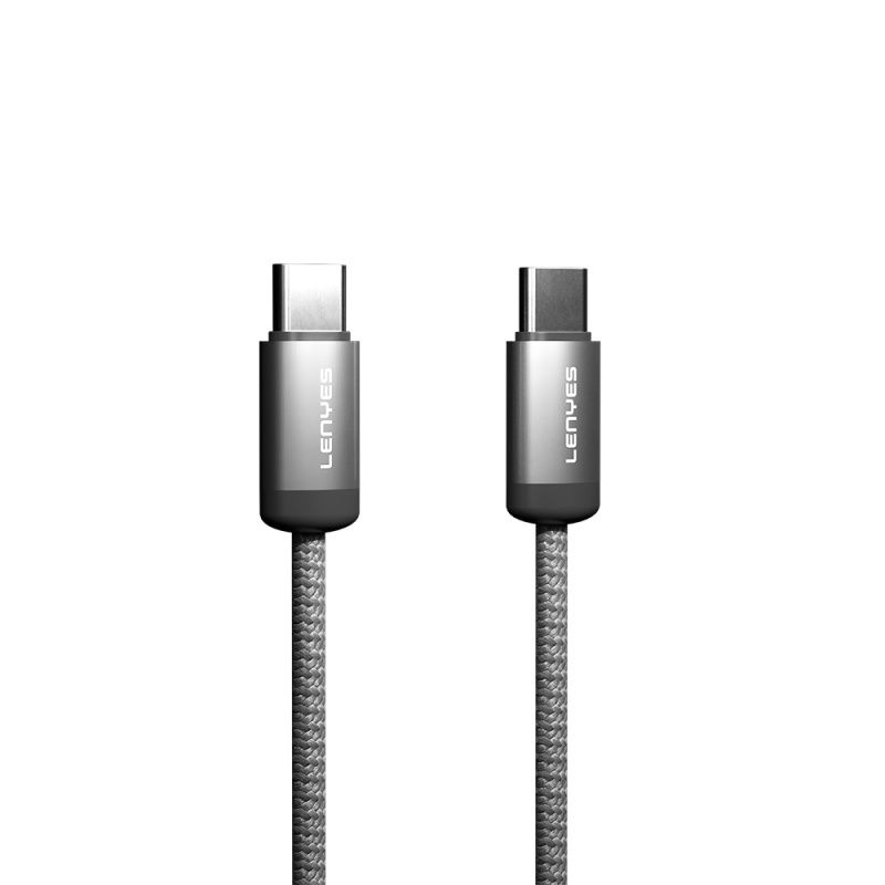 Lenyes LC527 Spiral Magnetic Braided Design Type-C to Lightning Fast Charging Data and Charging Cable 60W 1M - 3