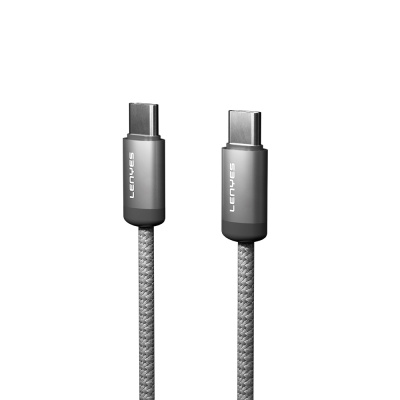 Lenyes LC527 Spiral Magnetic Braided Design Type-C to Lightning Fast Charging Data and Charging Cable 60W 1M - 4