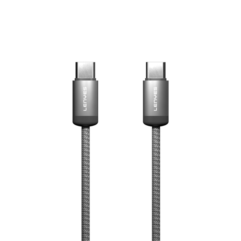 Lenyes LC527 Spiral Magnetic Braided Design Type-C to Lightning Fast Charging Data and Charging Cable 60W 1M - 5