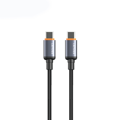 Lenyes LC528 Type-C to Type-C Fast Charging Braided Data and Charging Cable 60W 1M - 1