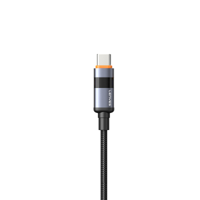 Lenyes LC529 Type-C to Lightning Data and Charging Cable with LED Digital Display and Fast Charging Feature 30W 1M - 5