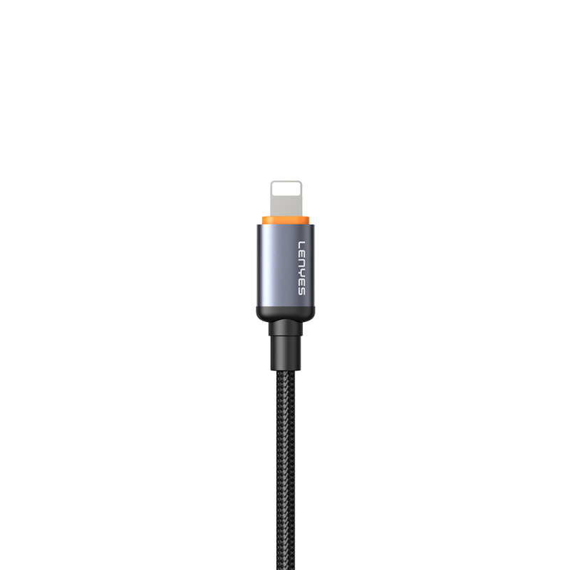 Lenyes LC529 Type-C to Lightning Data and Charging Cable with LED Digital Display and Fast Charging Feature 30W 1M - 6