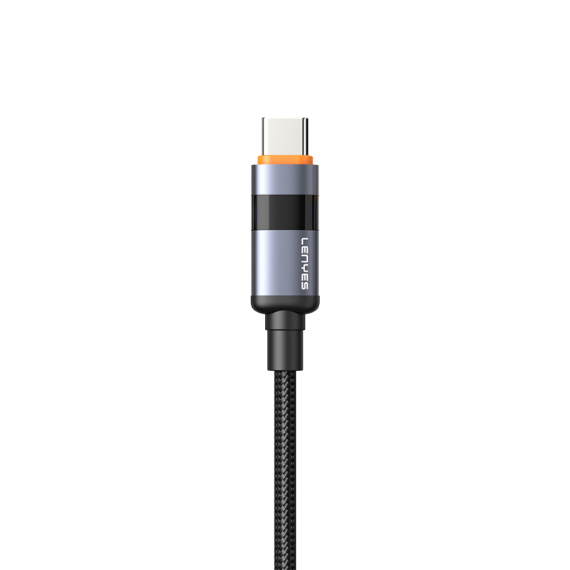 Lenyes LC529 Type-C to Type-C LED Digital Display Fast Charging Featured Data and Charging Cable 100W 1M - 6