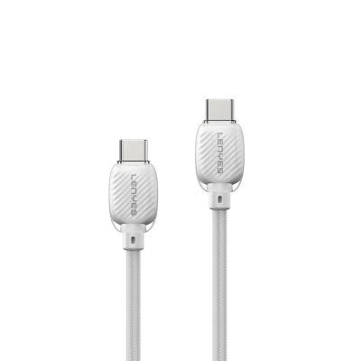 Lenyes LC536 Type-C to Type-C PD Örgü Tasarımlı Hızlı Şarj Özellikli Data ve Şarj Kablosu 60W 1M - 3