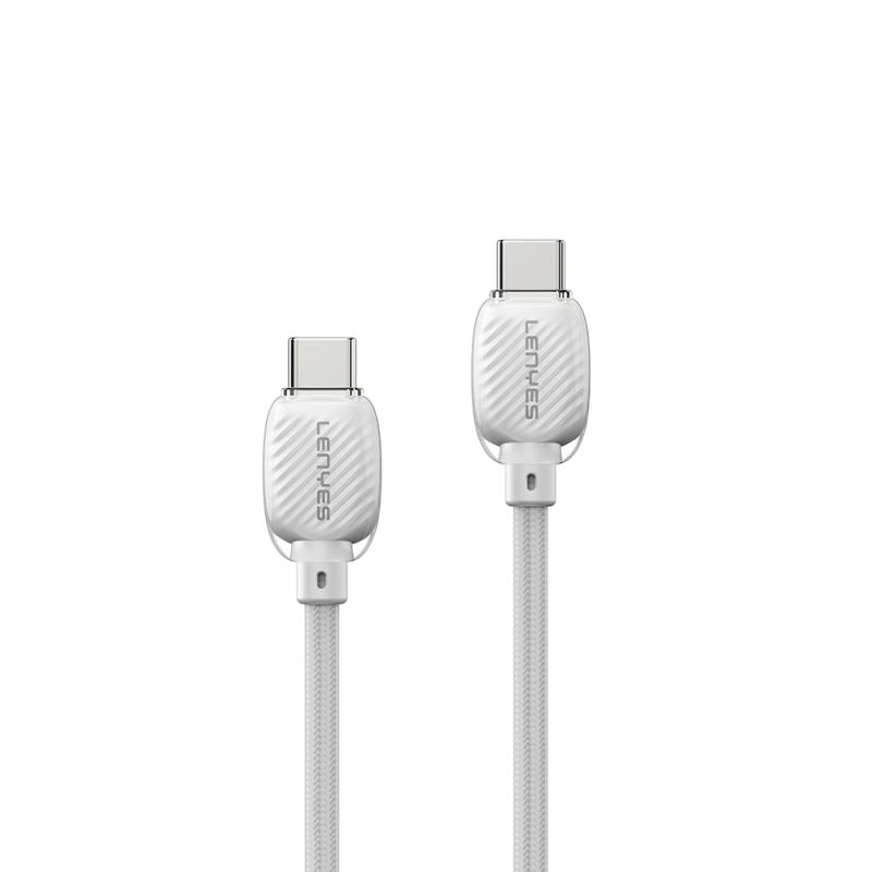 Lenyes LC536 Type-C to Type-C PD Örgü Tasarımlı Hızlı Şarj Özellikli Data ve Şarj Kablosu 60W 1M - 3