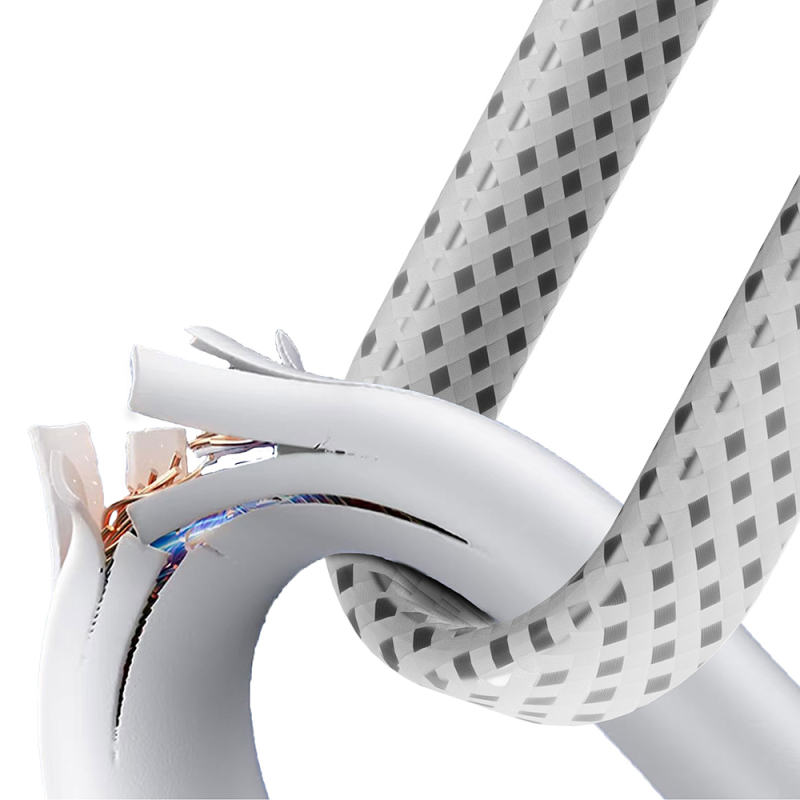 Lenyes LC538 Type-C to Lightning Fast Charging 48D Aramid Fiber Braid Design Data and Charging Cable 27W 1M - 5