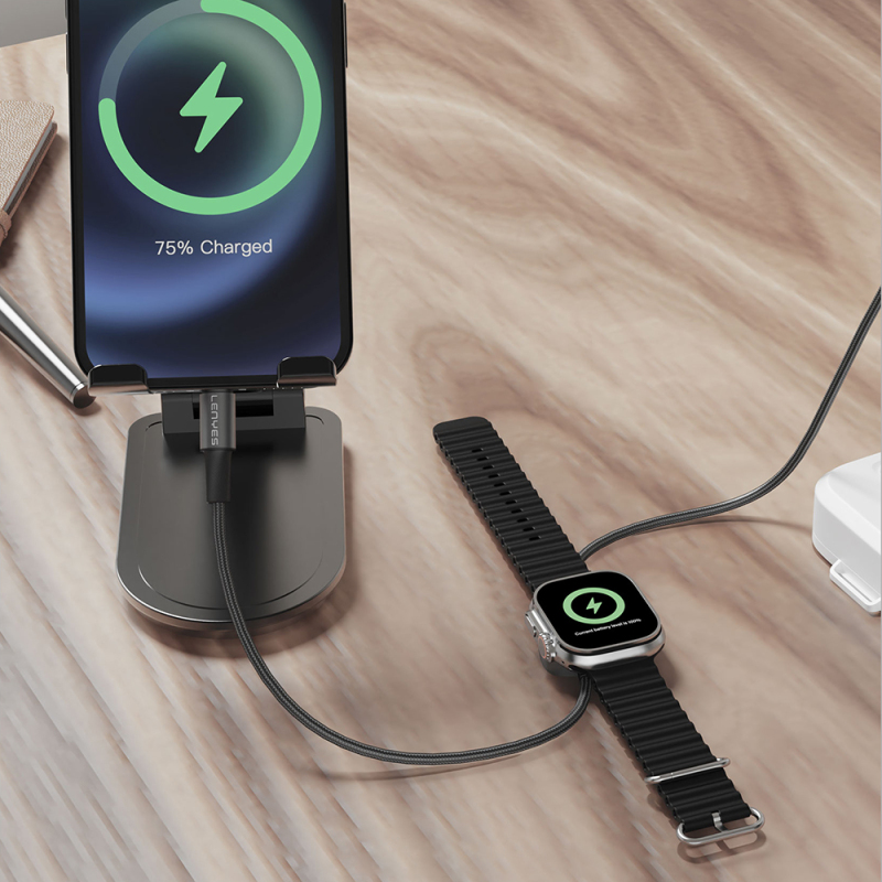 Lenyes LC540 Type-C to Type-C + Smart Watch Charging Cable 100W 1.2M - 8