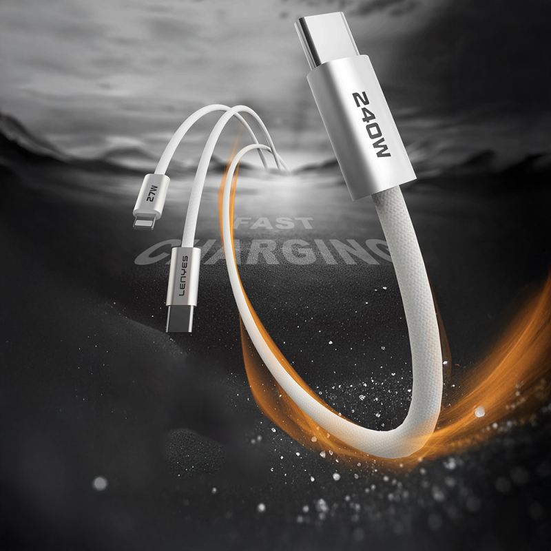 Lenyes LC550 Type-C to Type-C Fast Charging Data and Charging Cable 240W 1M - 5
