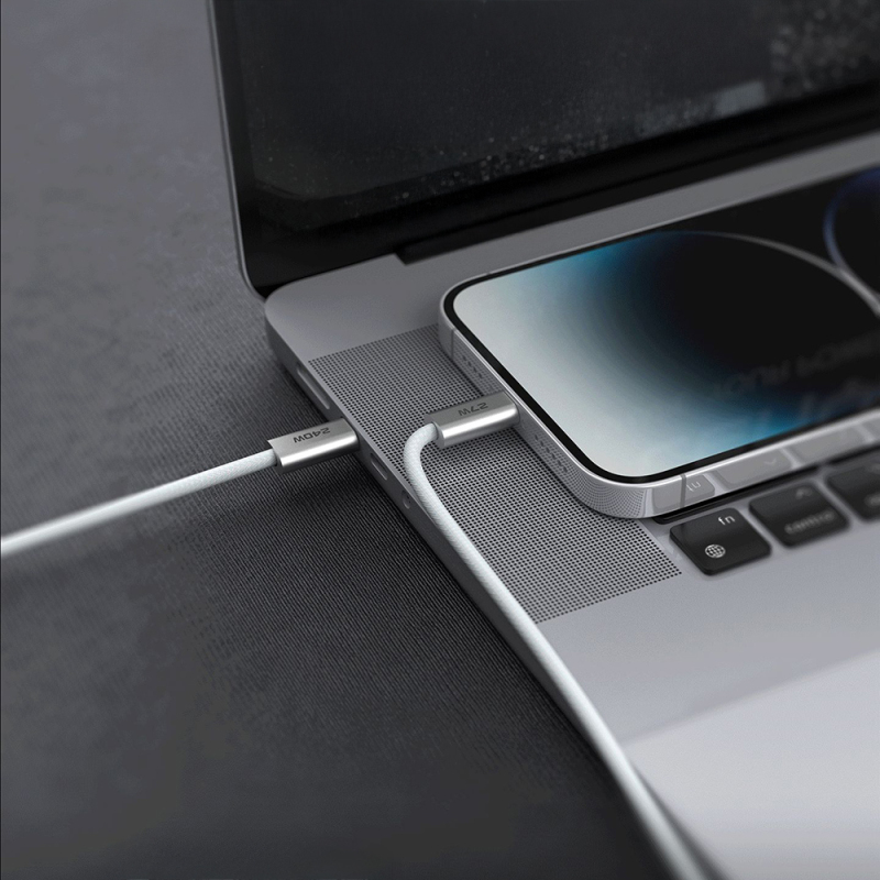 Lenyes LC551 Type-C to Lightning Hızlı Şarj Özellikli Data ve Şarj Kablosu 27W 1M - 4