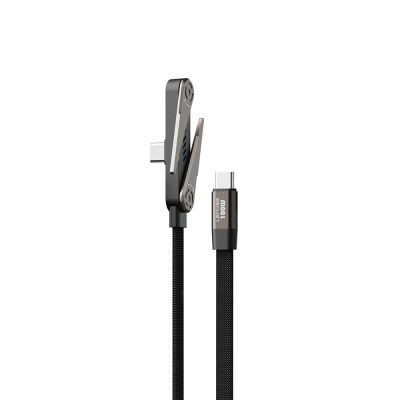 Lenyes LC553 Type-C to Type-C Stand Cable with E-Mark Smart Chip, 100W, 1M - 2