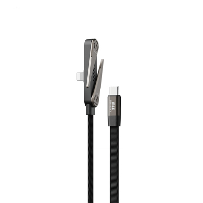 Lenyes LC554 Type-C to Lightning Stand Özellikli Data ve Şarj Kablosu 27W 1M - 2